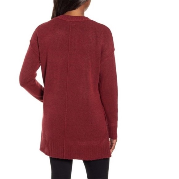 Caslon Women's Side Snap Tunic Sweater - Picture 2 of 6